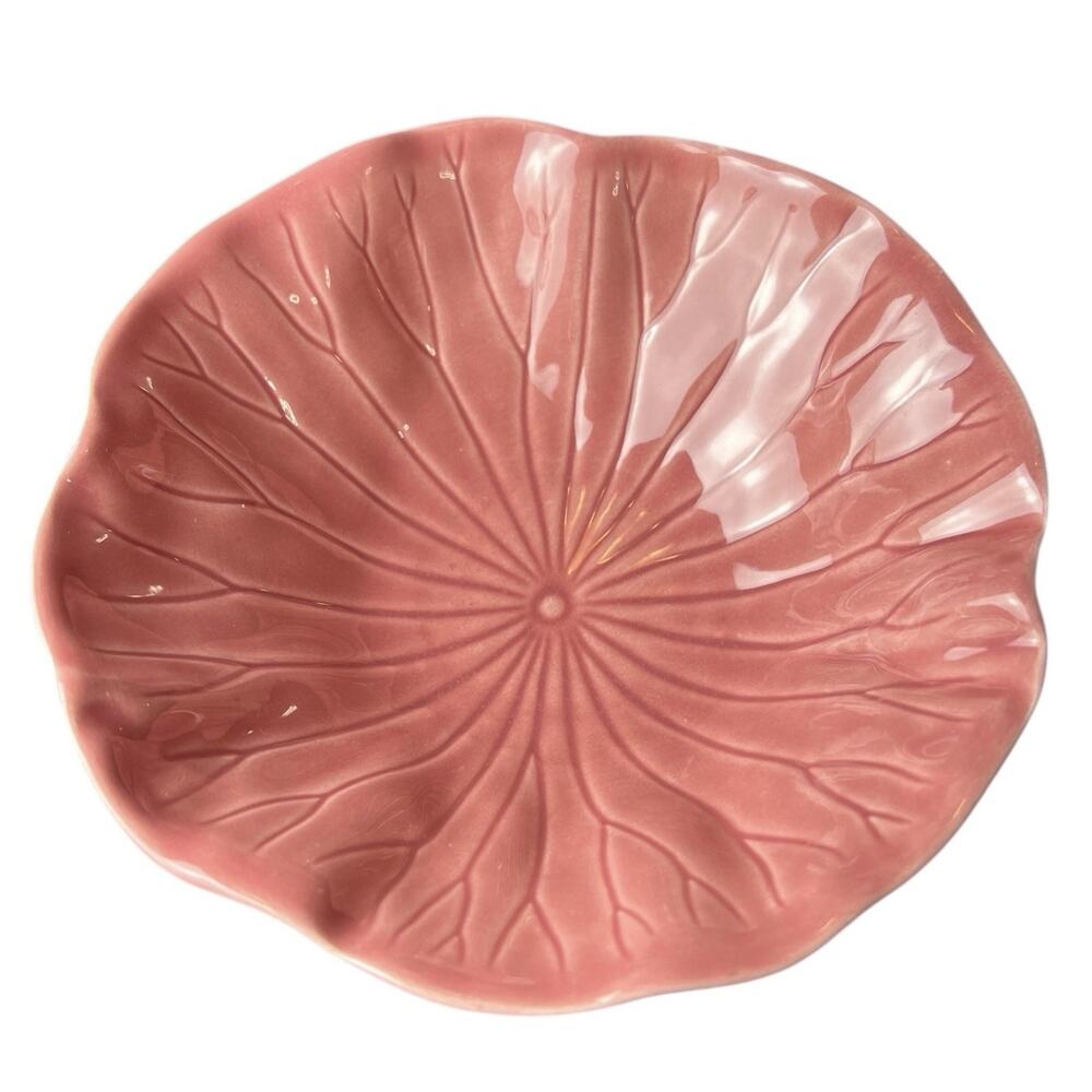 Vintage Metlox‎ Poppytrail Lotus Pink/Rose Salad Bowl 7”